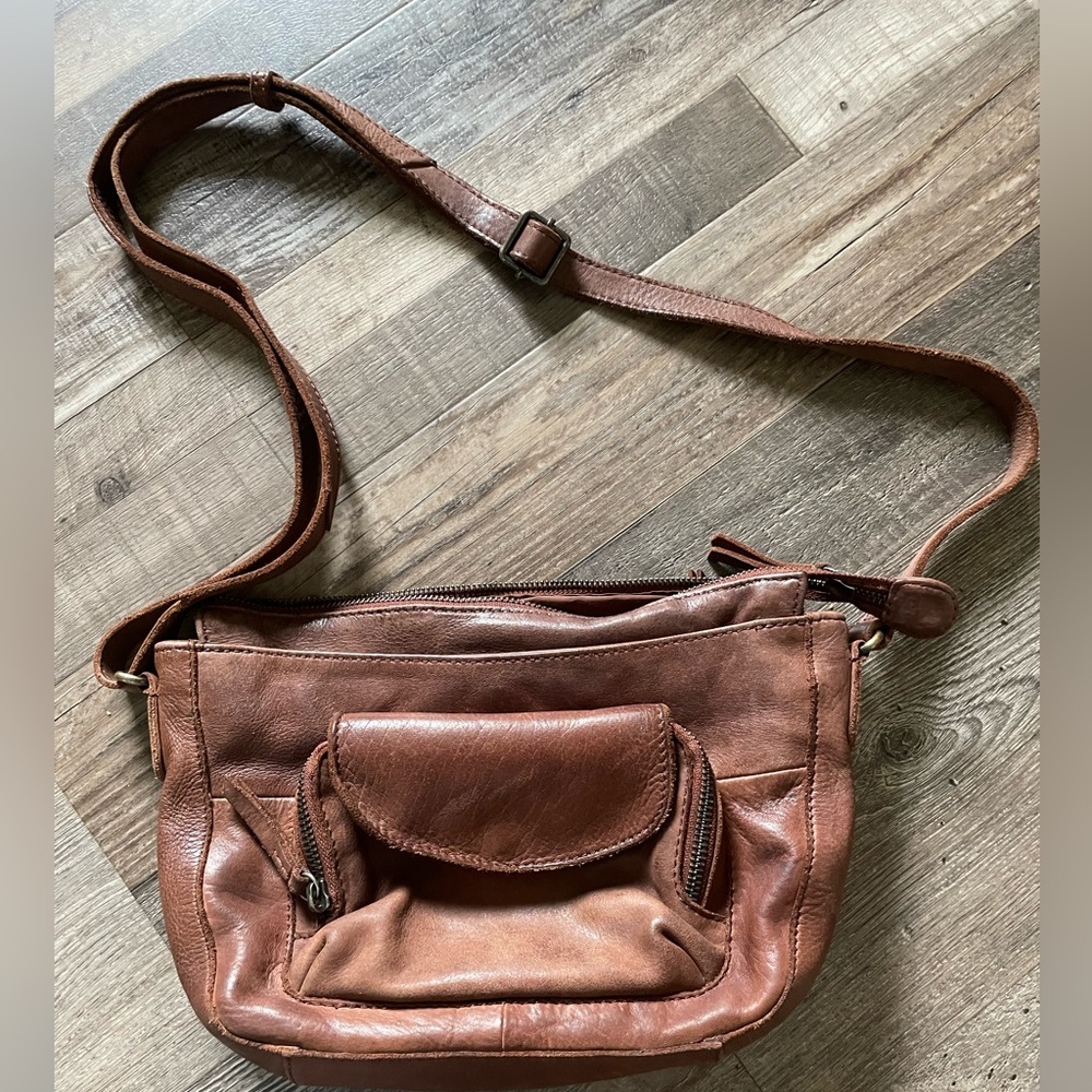 Brown Leather Crossbody Bag - Classic Women’s Shoulder Bag